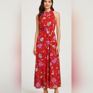 Banana Republic Vibrant Red Dress